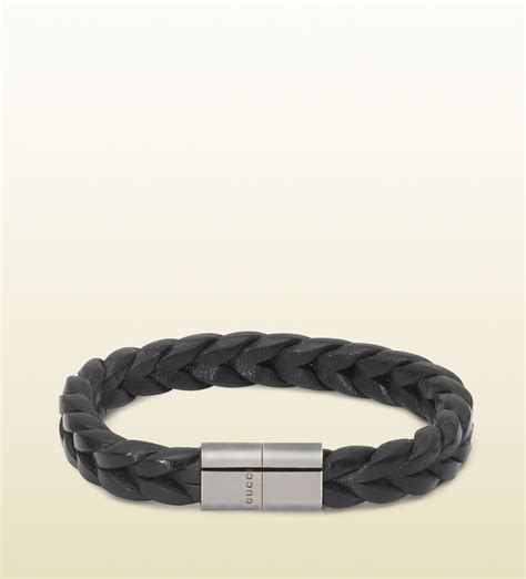 gucci mens leather bracelet|mr porter gucci bracelet.